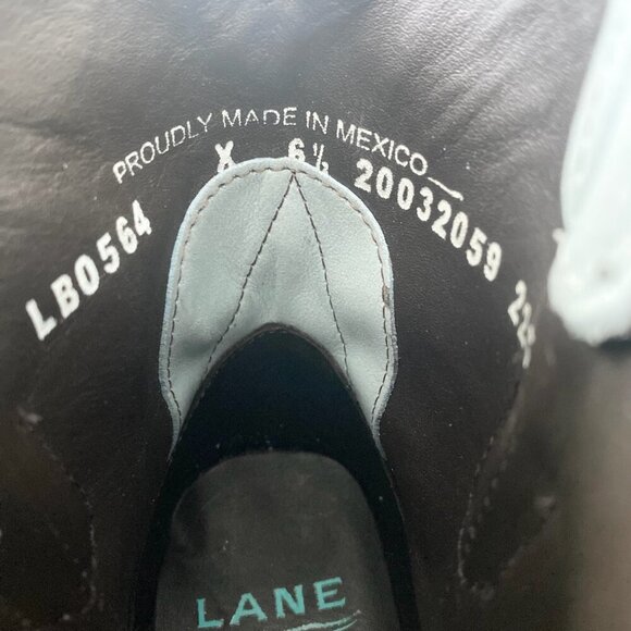 Lane EMMA JANE Womens Cowboy Bootie 6.5 Western Blue Cowgirl Short Ankle Boots - Picture 9 of 11